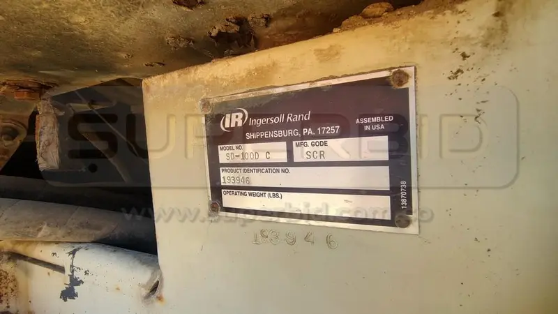 VIBROCOMPACTADOR INGERSOLL RAND SD100DC 2006 POT. 125 HP, CAP. 10 TON, Ubic.: TURBACO, BOLIVAR — imagen 3 de 8