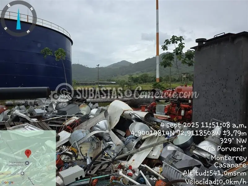 Chatarra General de Origen Industrial - Monterrey - Aprox. 100.000 kg