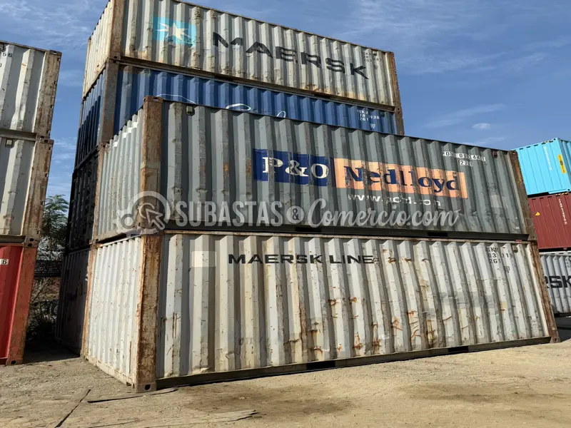 Contenedores Con Capacidad. 20 Ft Standard Cantidad Aprox: 10 Un