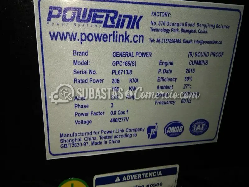 Sistema de generación eléctrica y centro de control de motores CCM en — imagen 2 de 8