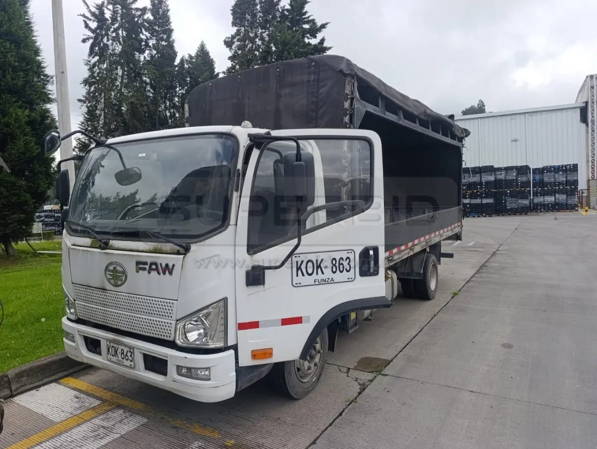 CAMION FAW CA1073P40K2L2E5A84 MT 3000 CC, MOD. 2021, RTM VENCIDA, RP#1 PLACA: KOK863 Ubic.: Sopó — imagen 2 de 8