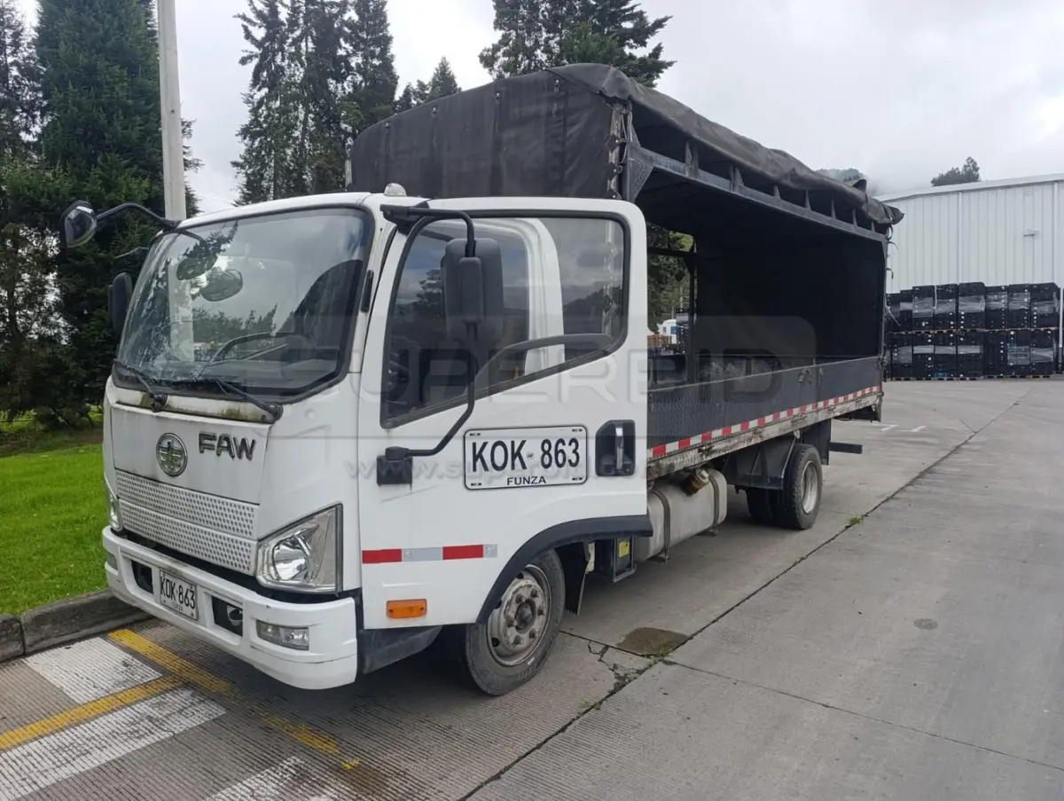 CAMION FAW CA1073P40K2L2E5A84 MT 3000 CC, MOD. 2021, RTM VENCIDA, RP#1 PLACA: KOK863 Ubic.: Sopó — imagen 3 de 8