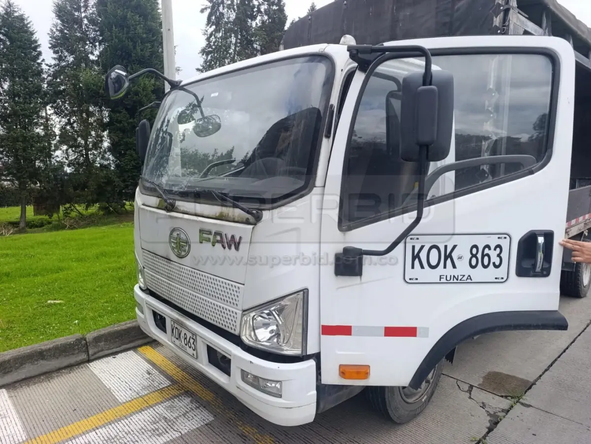 CAMION FAW CA1073P40K2L2E5A84 MT 3000 CC, MOD. 2021, RTM VENCIDA, RP#1 PLACA: KOK863 Ubic.: Sopó — imagen 7 de 8