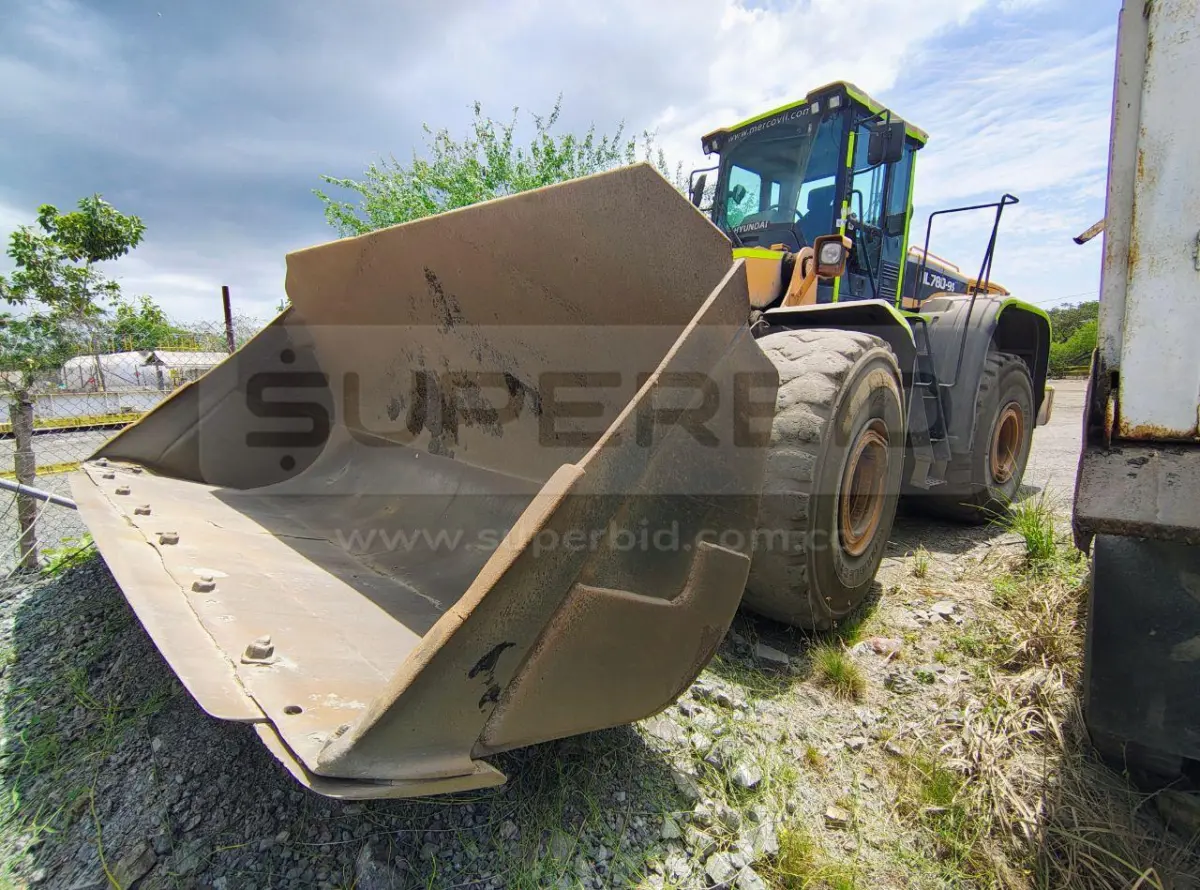 CARGADOR HYUNDAI HL780-9S AÑO 2015, 9673 HR. RP#4 PLACA: MI022110 Ubic.: LORICA, CORDOBA