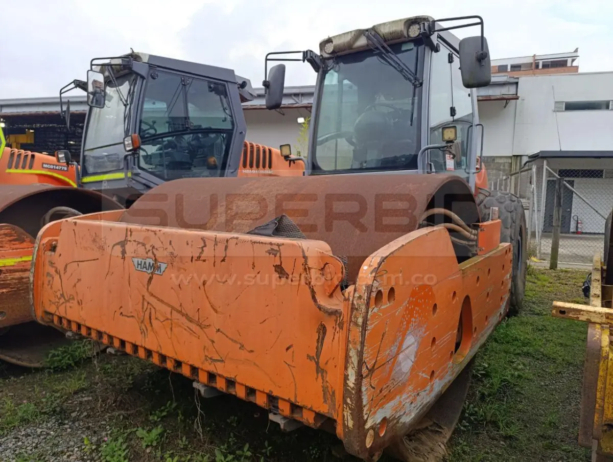 COMPACTADOR VIBRATORIO HAMM 3518 HT AÑO 2012, 11161 HR. RP#3 PLACA: MC013330 Ubic.: CALDAS, ANTIOQUIA