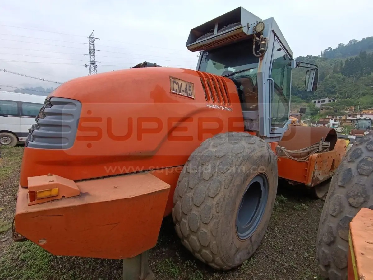 COMPACTADOR VIBRATORIO HAMM 3518 HT AÑO 2012, 11161 HR. RP#3 PLACA: MC013330 Ubic.: CALDAS, ANTIOQUIA — imagen 3 de 8