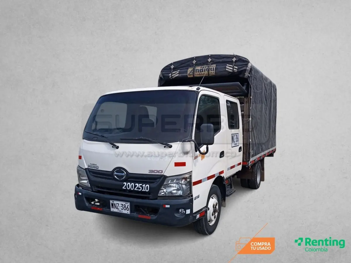 HINO DUTRO TEAM DOBLE CABINA 4009 CC MOD. 2016, RP#2 PLACA: WNZ386 Ubic.: CALI