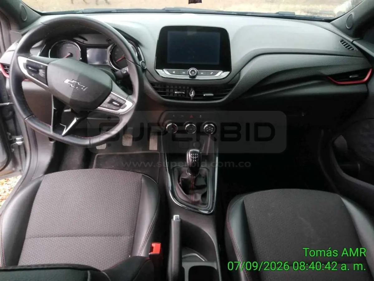 CHEVROLET ONIX RS 5P T 6AB ABS MT 1000 CC MOD. 2024, PLACA: NFX023 Ubic.: TOCANCIPA, CUNDINAMARCA — imagen 6 de 8