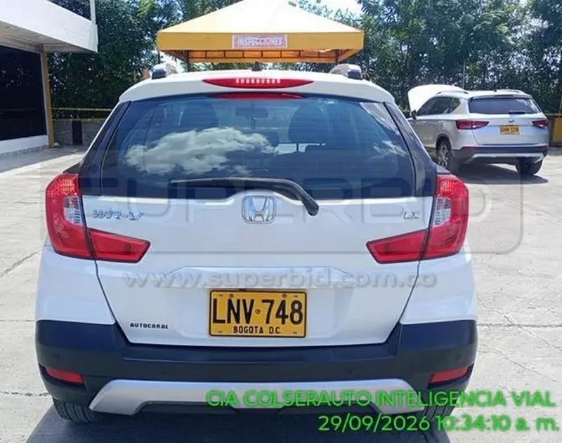 HONDA WR-V LX CVT AT 1500 CC, MOD. 2023, PLACA: LNV748 Ubic.: CARTAGENA — imagen 4 de 5