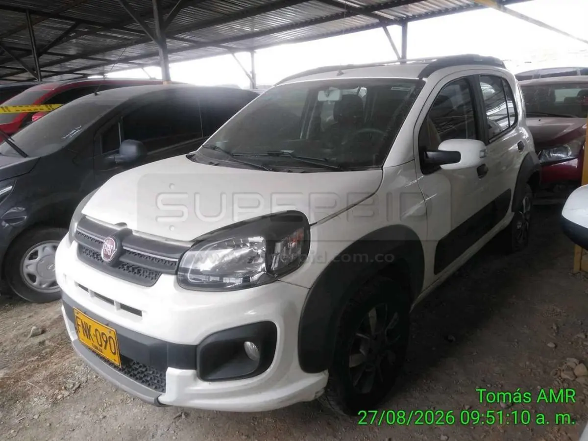 FIAT UNO WAY 5P 2AB AA ABS MT 1368 CC MOD. 2019, PLACA: FNK090 Ubic.: MOSQUERA, CUNDINAMARCA
