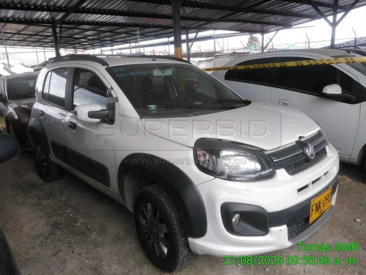 FIAT UNO WAY 5P 2AB AA ABS MT 1368 CC MOD. 2019, PLACA: FNK090 Ubic.: MOSQUERA, CUNDINAMARCA — imagen 3 de 8