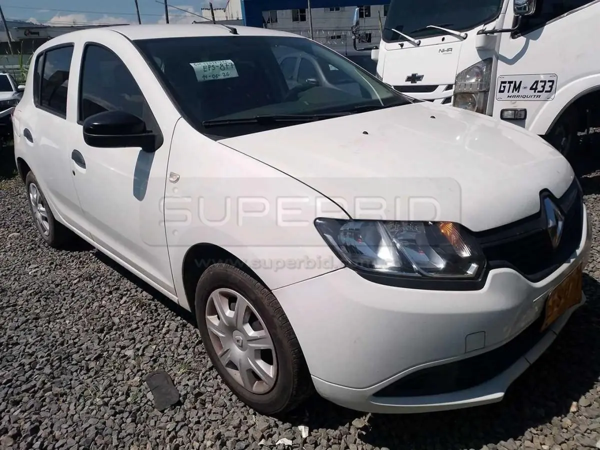 RENAULT SANDERO[2 AUTHENTIQUE LIFE 8VAA 2ABABS MT 1598 CC MOD. 2018, PLACA: EFS877 Ubic.: PEREIRA, RISARALDA — imagen 2 de 8
