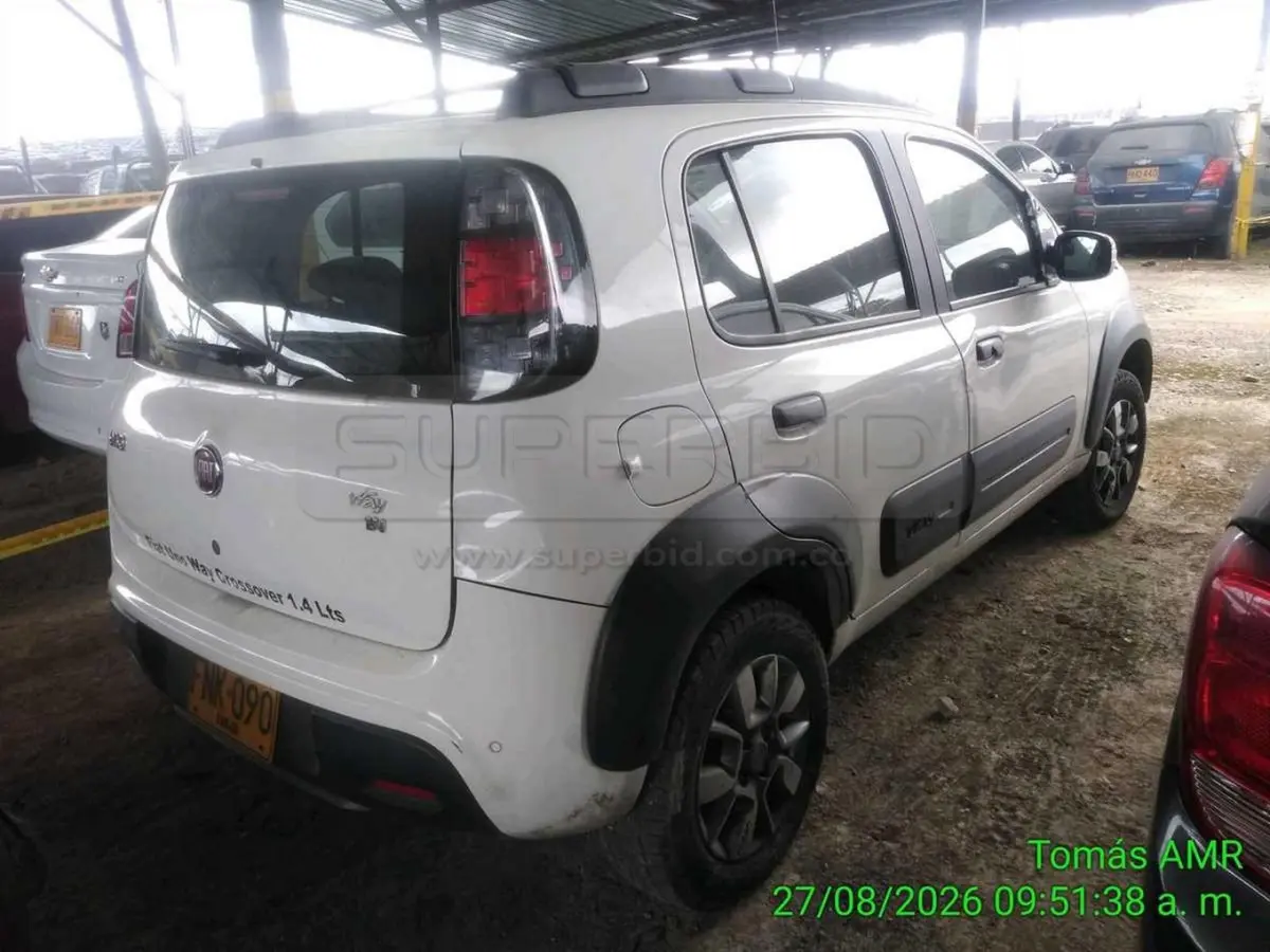 FIAT UNO WAY 5P 2AB AA ABS MT 1368 CC MOD. 2019, PLACA: FNK090 Ubic.: MOSQUERA, CUNDINAMARCA — imagen 4 de 8