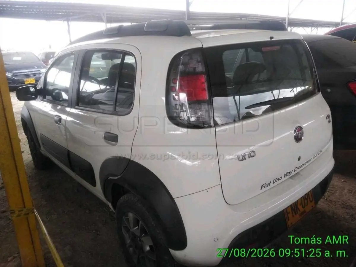 FIAT UNO WAY 5P 2AB AA ABS MT 1368 CC MOD. 2019, PLACA: FNK090 Ubic.: MOSQUERA, CUNDINAMARCA — imagen 5 de 8