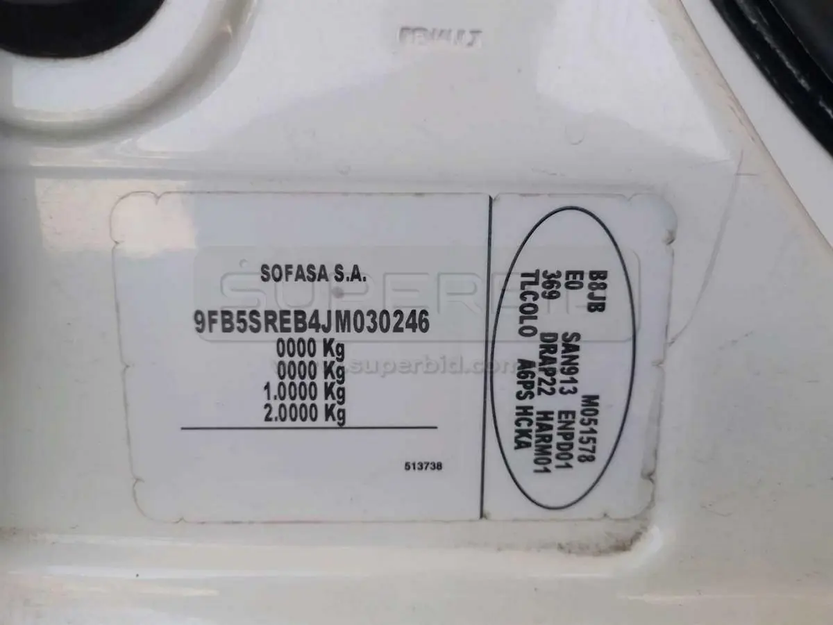 RENAULT SANDERO[2 AUTHENTIQUE LIFE 8VAA 2ABABS MT 1598 CC MOD. 2018, PLACA: EFS877 Ubic.: PEREIRA, RISARALDA — imagen 5 de 8