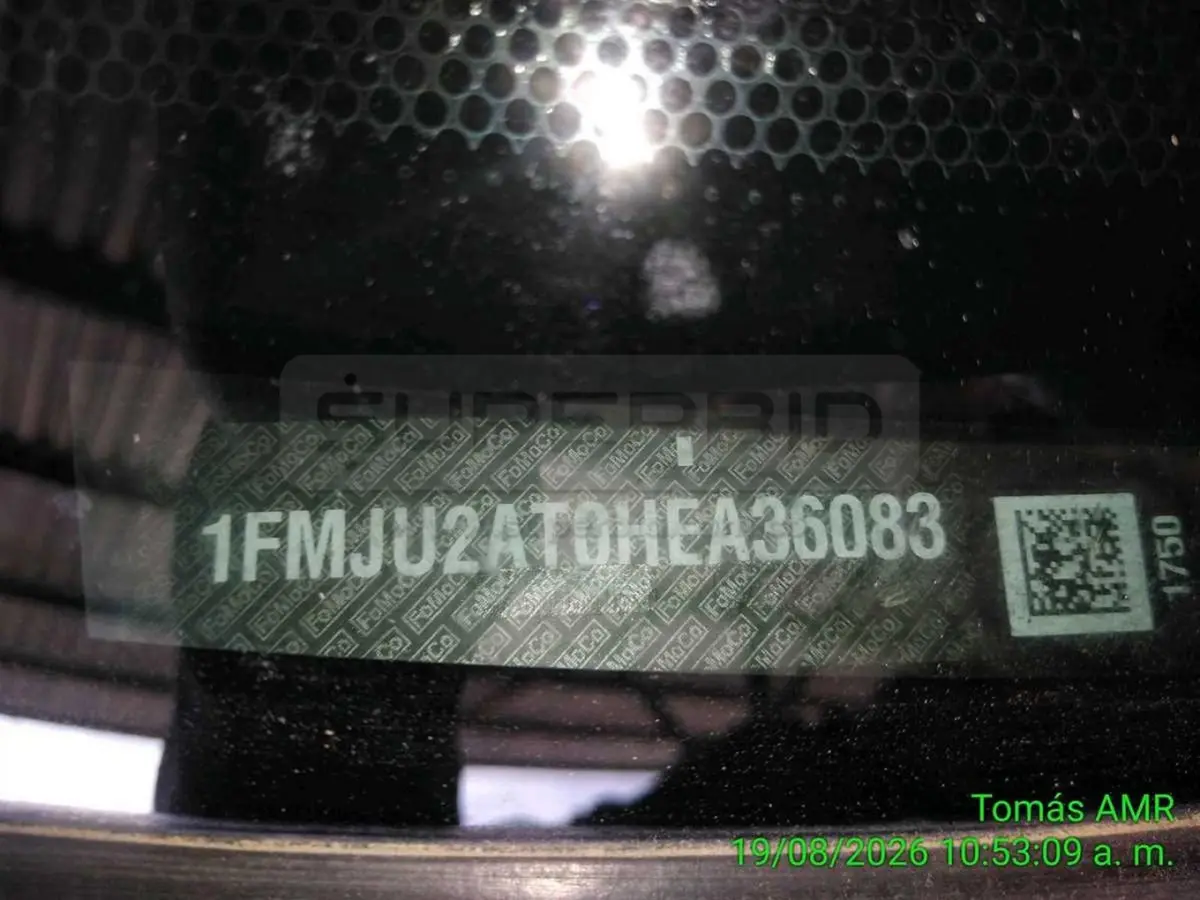 FORD EXPEDITION [3] [FL] LIMITED TP 3496 CC MOD. 2017, RP#1 PLACA: FNU968 Ubic.: MOSQUERA, CUNDINAMARCA — imagen 8 de 8