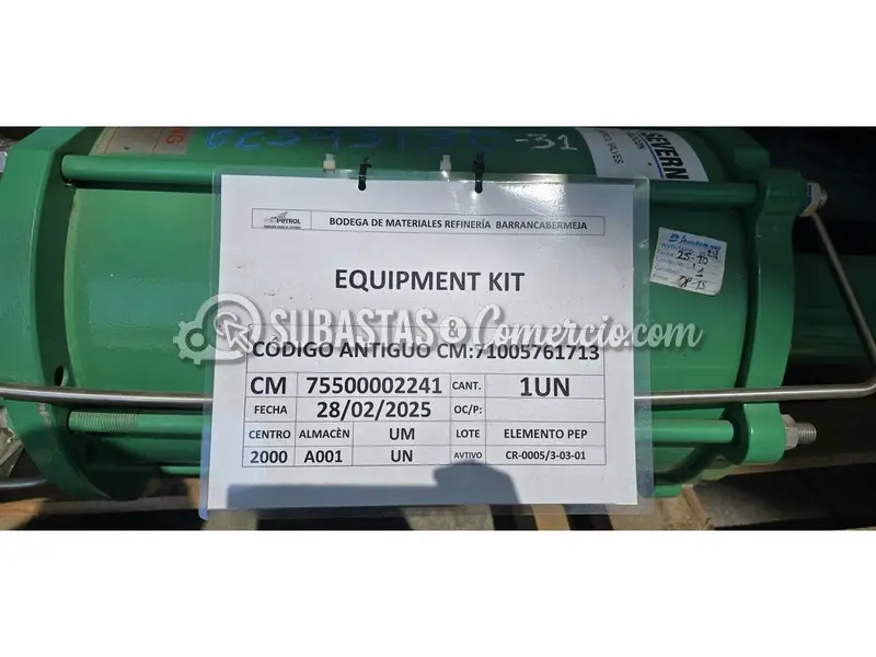 Kit de Internos para Desalador de Crudo en Barrancabermeja Aprox 1 Un