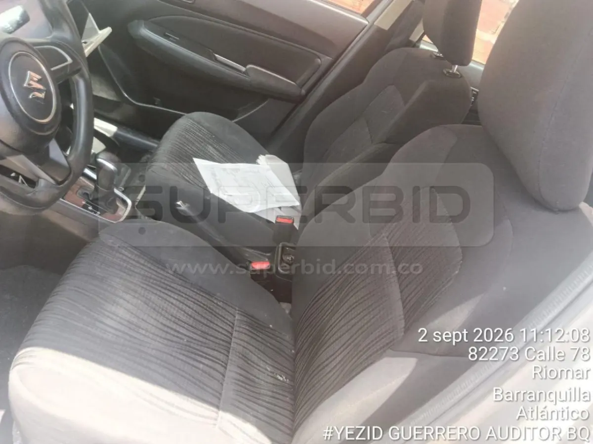 SUZUKI NEW SWIFT DZIRE TAM GL MOD. 2023, PLACA: LLZ020 Ubic.: BARRANQUILLA — imagen 6 de 6