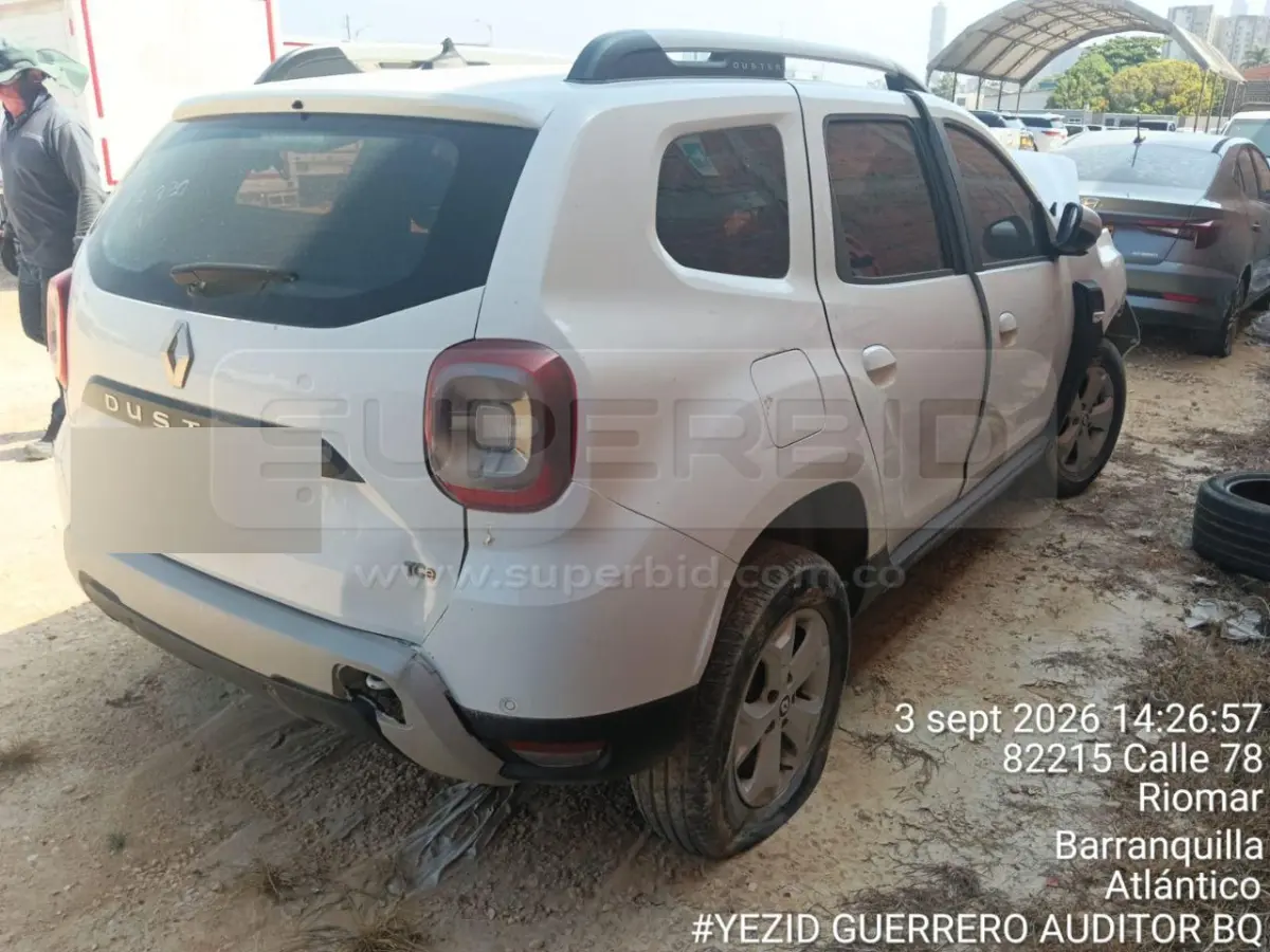 RENAULT NUEVA DUSTER INTENS 1.3T 4X2 CVT MOD. 2023, PLACA: LTO483 Ubic.: BARRANQUILLA — imagen 3 de 8