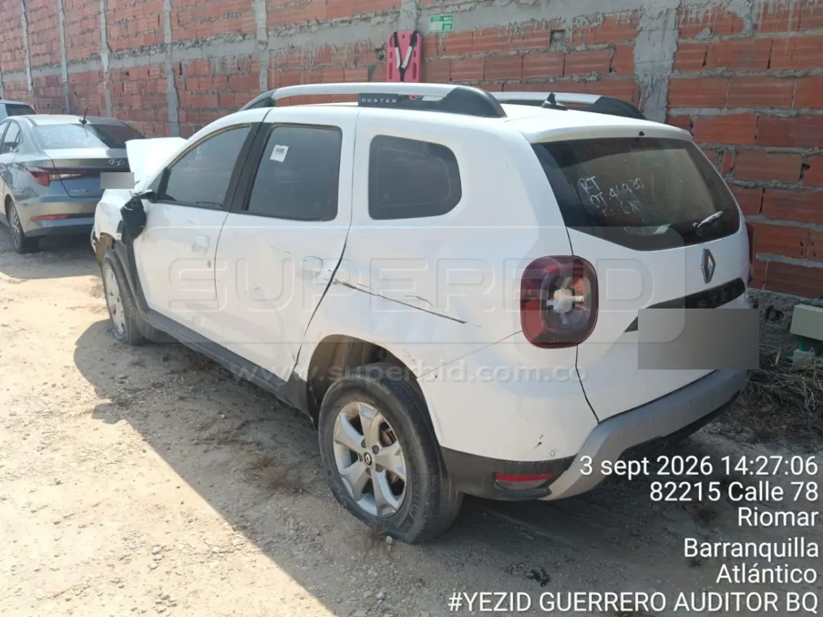 RENAULT NUEVA DUSTER INTENS 1.3T 4X2 CVT MOD. 2023, PLACA: LTO483 Ubic.: BARRANQUILLA — imagen 5 de 8