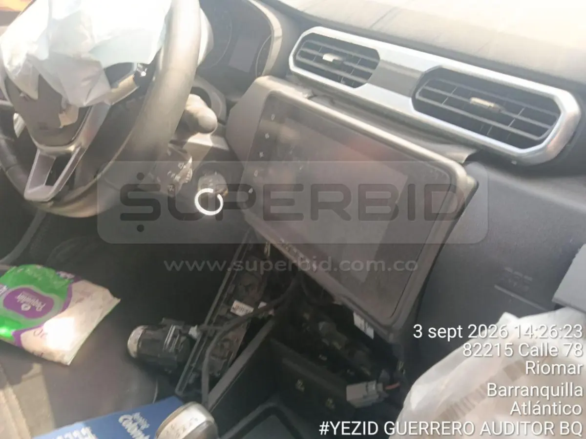 RENAULT NUEVA DUSTER INTENS 1.3T 4X2 CVT MOD. 2023, PLACA: LTO483 Ubic.: BARRANQUILLA — imagen 8 de 8